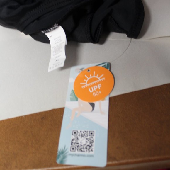 Attracosports black one piece swimsuit XL NWT Beach - Picture 4 of 7